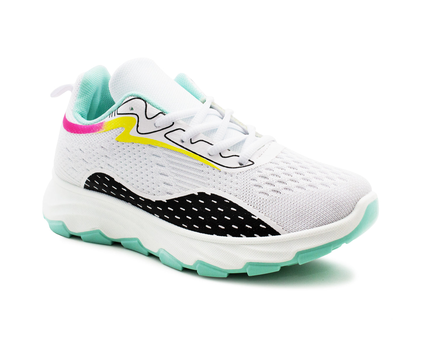 Womens Breathable Mesh Trainers Lace Up Ladies Casual Flat Walking Active Running Gym Sneaker Pumps Fashion Trainers