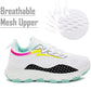 Womens Breathable Mesh Trainers Lace Up Ladies Casual Flat Walking Active Running Gym Sneaker Pumps Fashion Trainers