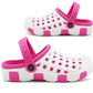 Womens Clogs Lightweight White Pink EVA Breathable Beach Summer Sandals Ladies Garden Hospital Shower Pool Shoes
