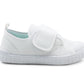 Canvas Pumps Touch Fasten Boys Girls Unisex Slip On Adjustable Strap School PE Sports Trainers