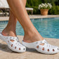 Womens Lightweight Clogs Slip On Backless Breathable Ladies Summer Sandals EVA Quick Dry Beach Pool Slide Mule Slippers