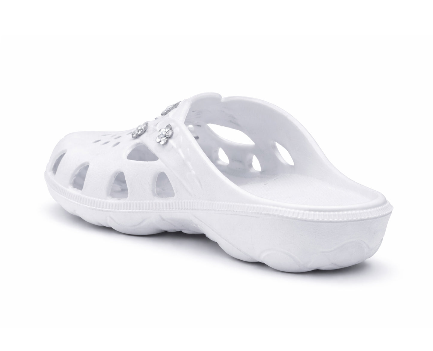 Womens Lightweight Clogs Slip On Backless Breathable Ladies Summer Sandals EVA Quick Dry Beach Pool Slide Mule Slippers