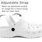 Mens Lightweight White EVA Clogs Breathable Slip On Garden Beach Hospital Nurse Kitchen Water Shoes Mules Sandals