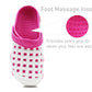 Womens Clogs Lightweight White Pink EVA Breathable Beach Summer Sandals Ladies Garden Hospital Shower Pool Shoes