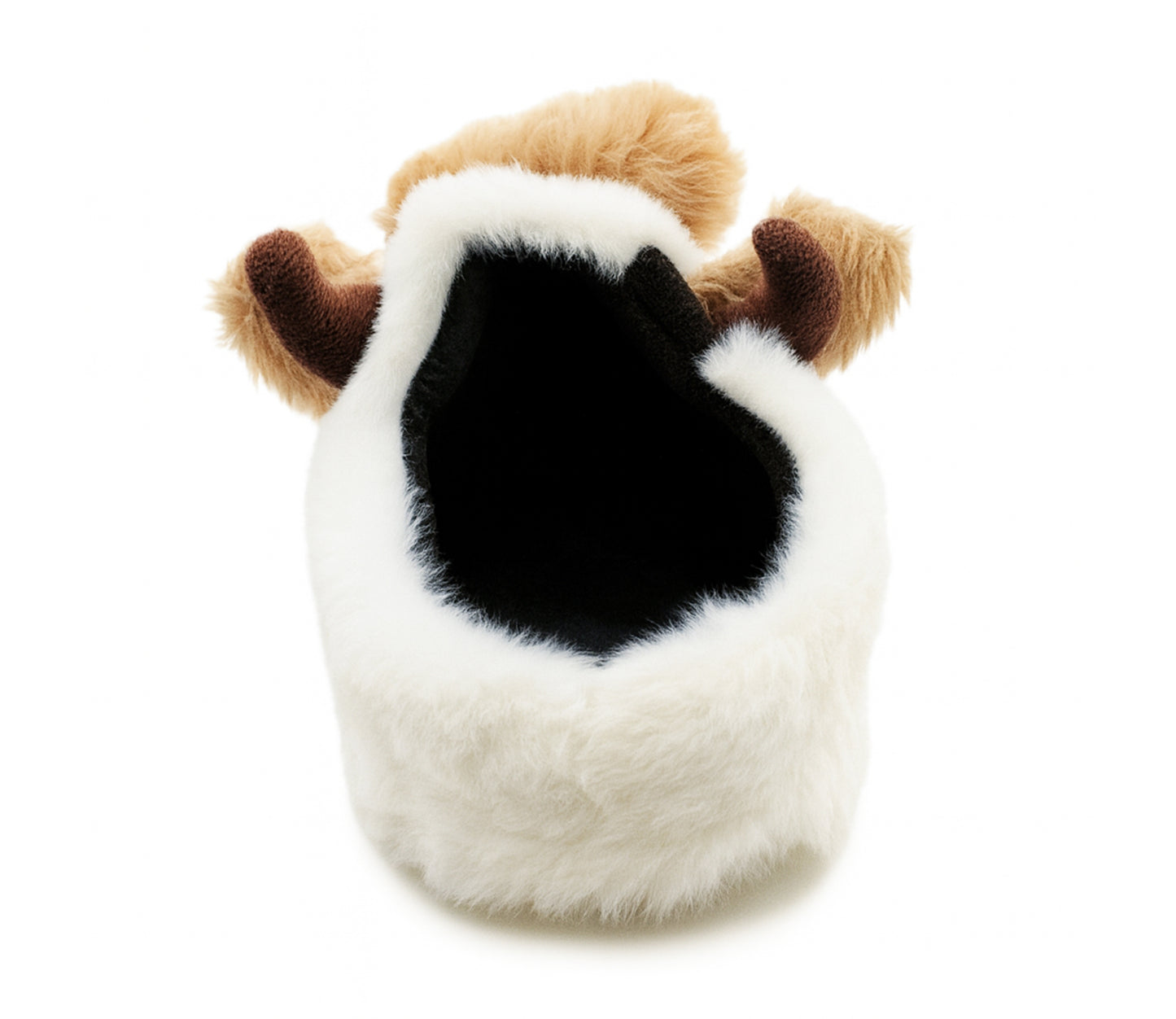 Womens Cow Novelty Slippers Character Plush Festive Fun Christmas Slipper Mules