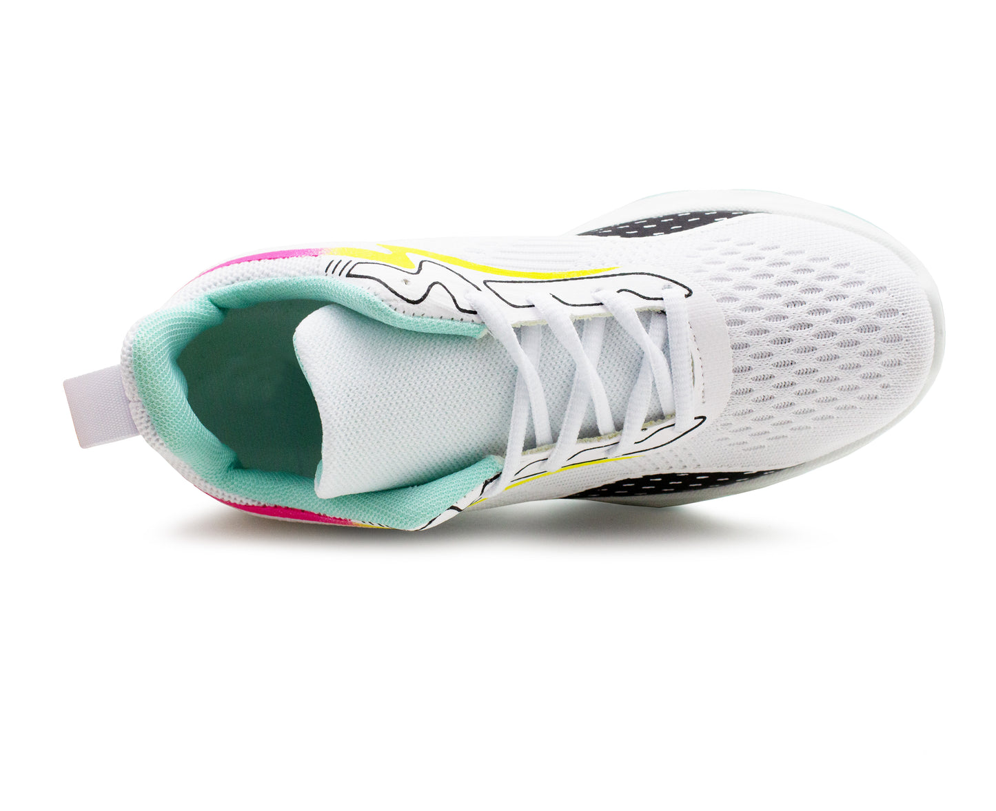 Womens Breathable Mesh Trainers Lace Up Ladies Casual Flat Walking Active Running Gym Sneaker Pumps Fashion Trainers