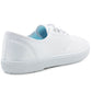 Canvas Pumps Boys Girls Unisex White Canvas Slip On Elastic Dance School PE Sports Trainers