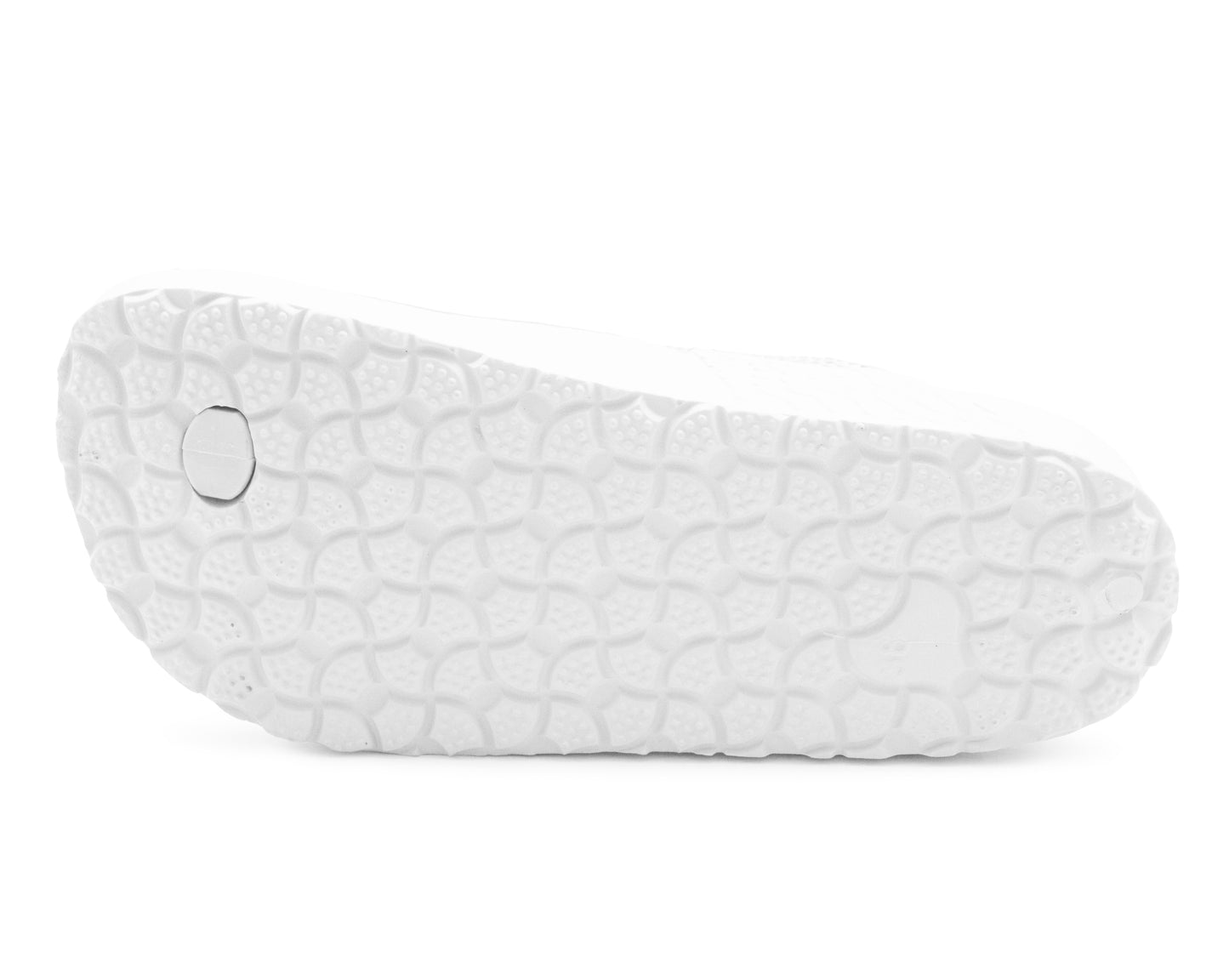 Womens Ladies Lightweight EVA Toe Post Slip On Flat Beach Summer Pool Slides Water Shoes Flip Flops Sandals White