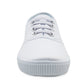 Canvas Pumps Boys Girls Unisex White Canvas Slip On Elastic Dance School PE Sports Trainers