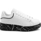 Womens Platform Trainers Ladies Lace Up Chunky Sole Casual Low Top Fashion Sneakers White Black