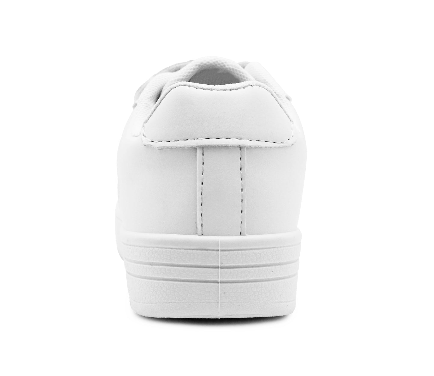 Kids Unisex Trainers White Youth Boys Girls Touch Fastening Sports PE Gym Sneakers School Shoes