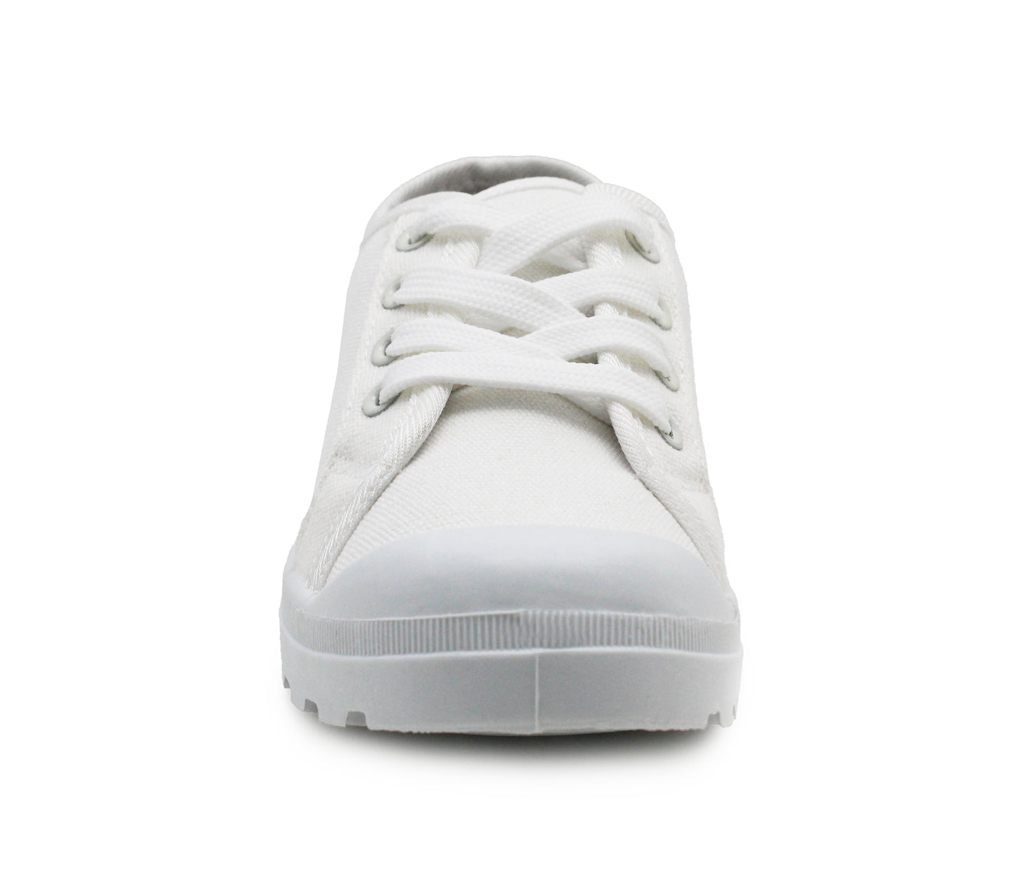 Girls Kids Canvas Lace Up Sneakers Pumps Back to School PE Gym Sports Trainers