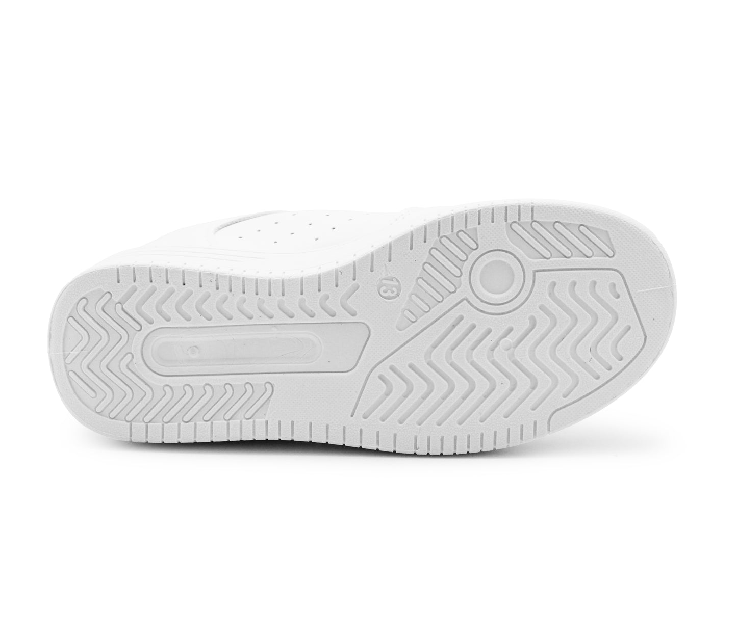 Kids Unisex Trainers White Youth Boys Girls Touch Fastening Sports PE Gym Sneakers School Shoes