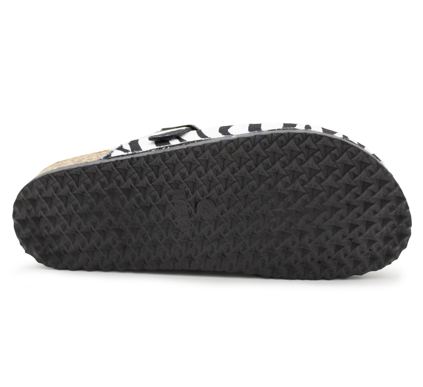 Womens Faux Suede Clogs Slip On Adjustable Buckle Cork Footbed Arch Support Ladies Backless Mules Flat Casual Slippers