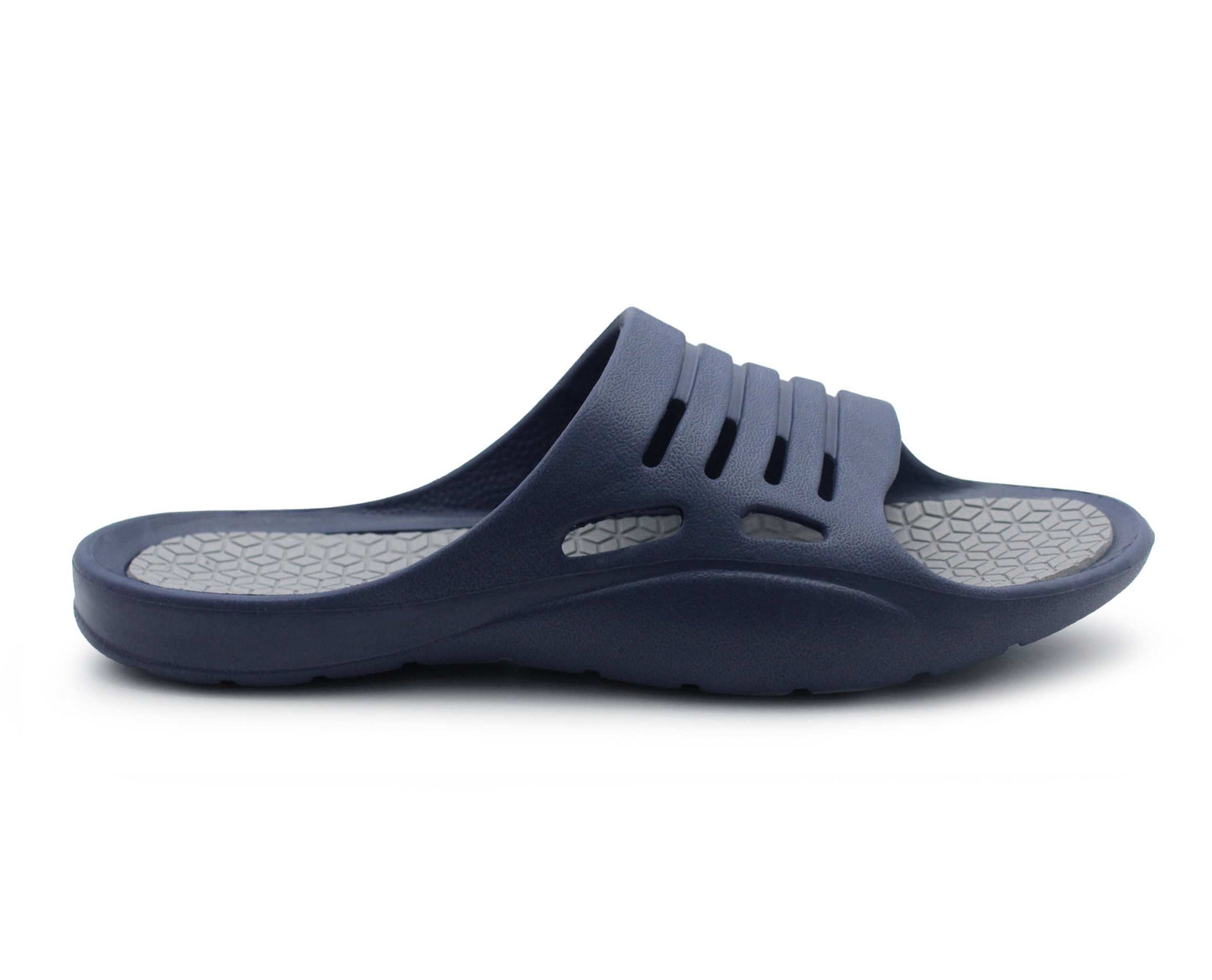 Mens Sliders Lightweight Slip On Pool Slides Bathroom Shower EVA Slippers Backless Beach Flip Flops Sports Leisure Mule Sandals