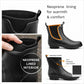 Womens Waterproof Neoprene Wellies Ankle Boots Wellingtons Ladies Slip On Short Chelsea Rain Boots Festival Gardening Boots