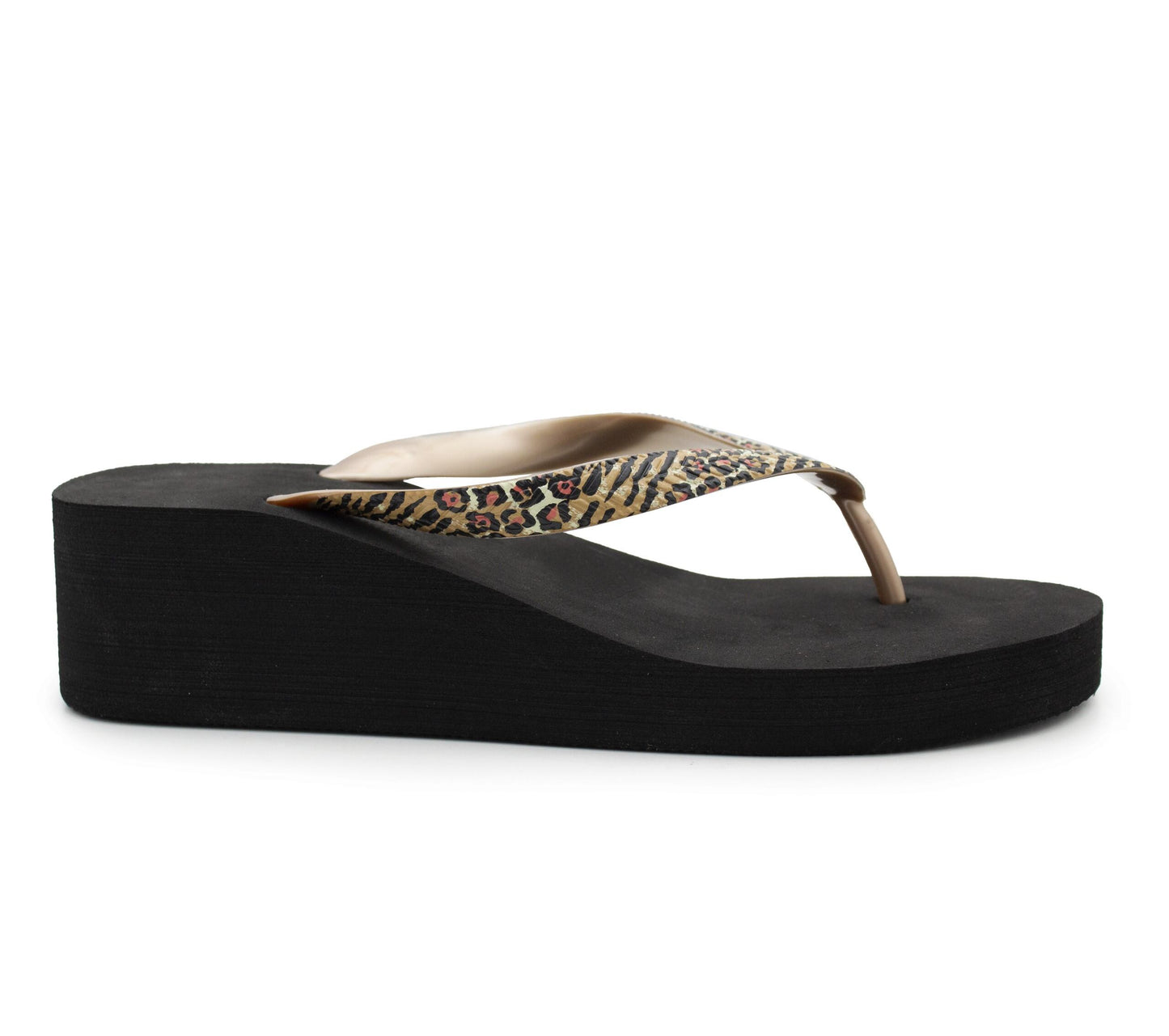 Womens Wedge Flip Flops Ladies Slip On Toe Post Platform Sandals Summer Fashion Wedge Heel Thong Strap Slides