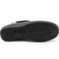 Womens Leather Boots Ladies Touch Fasten Strap Smart Office Casual Ankle Boots in Black