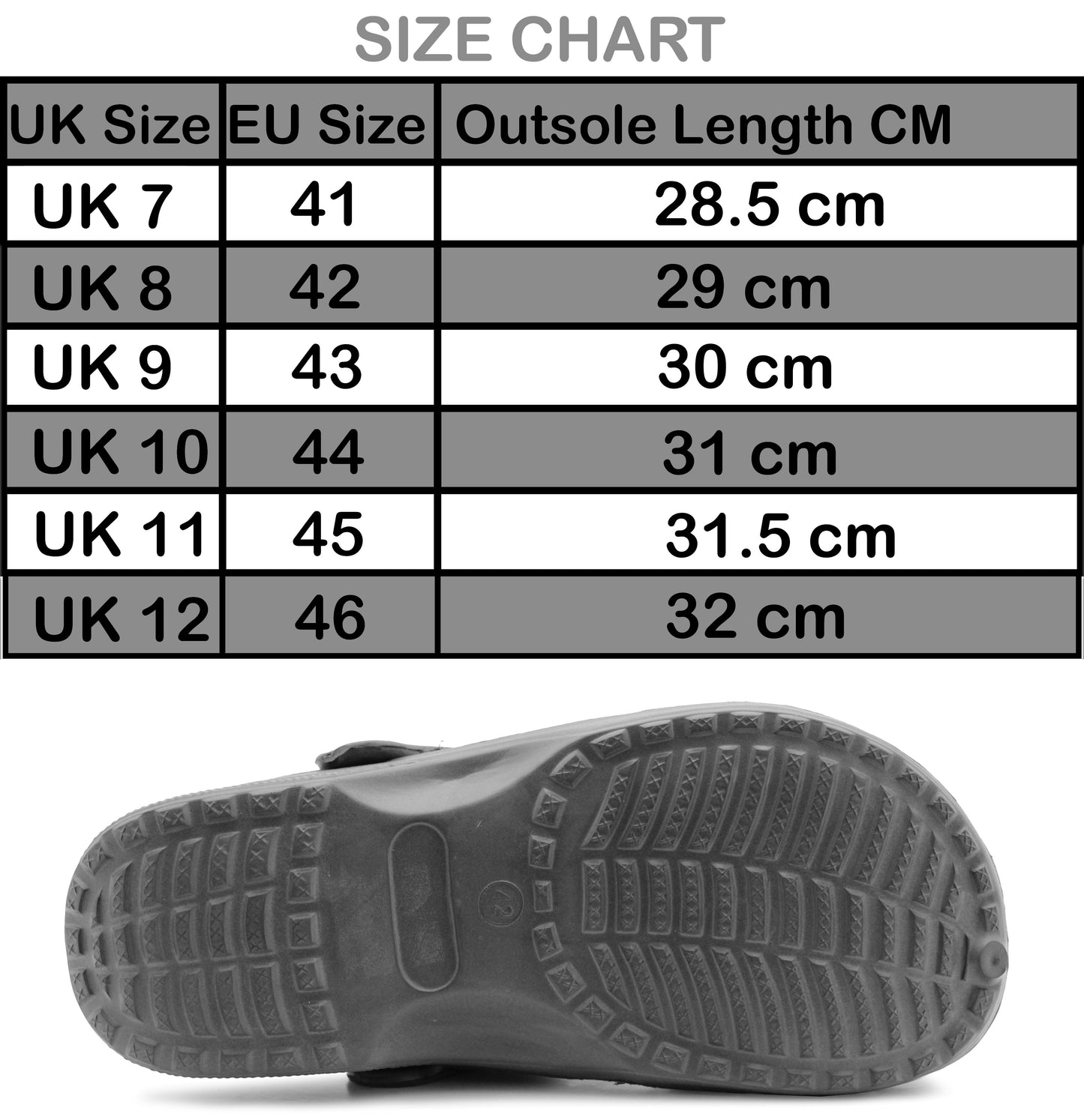 Mens Lightweight Black EVA Clogs Breathable Slip On Garden Beach Hospital Nurse Kitchen Water Shoes Mules Sandals