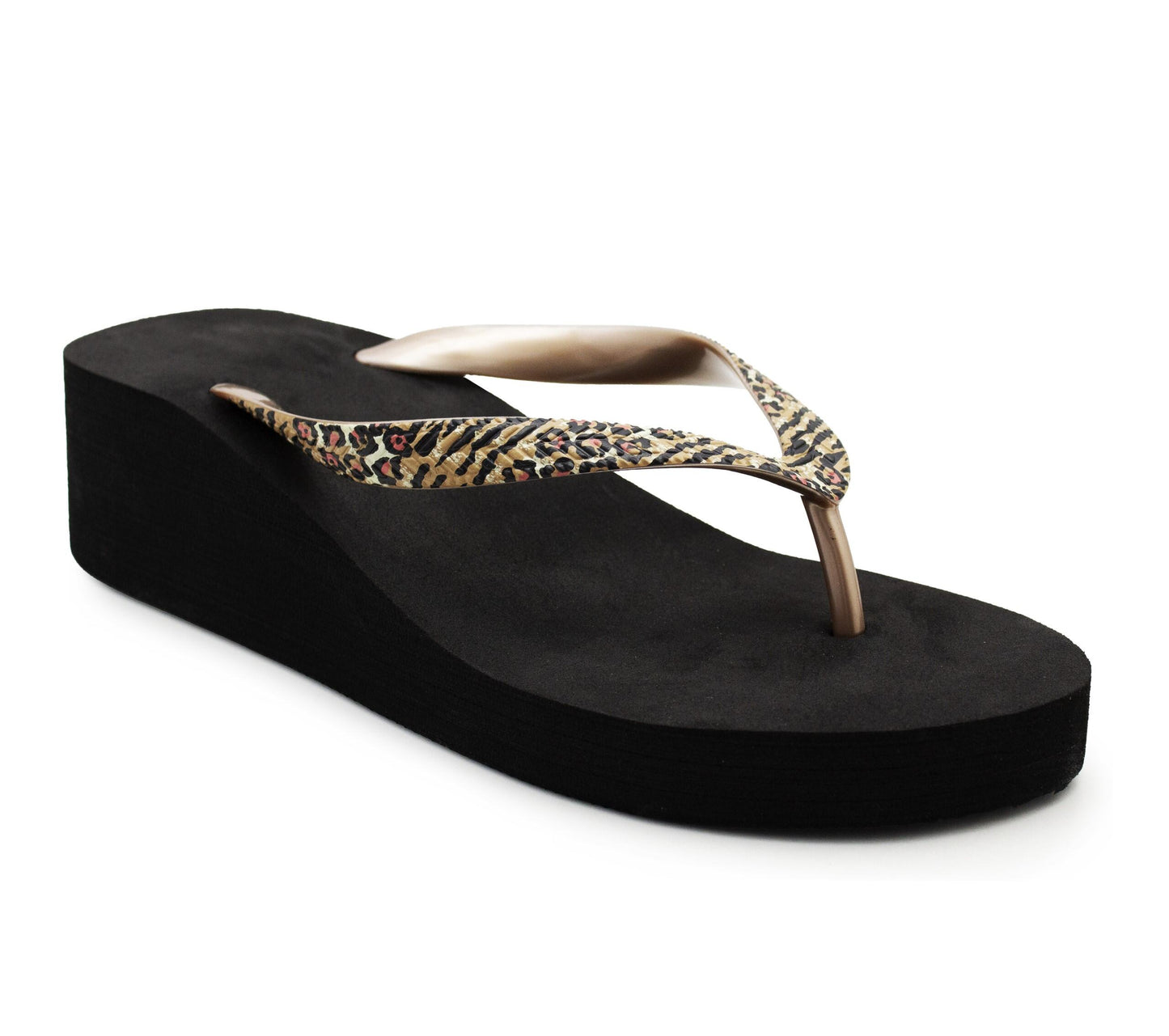 Womens Wedge Flip Flops Ladies Slip On Toe Post Platform Sandals Summer Fashion Wedge Heel Thong Strap Slides