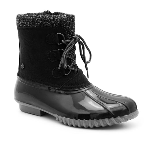 Women’s Waterproof Duck Boots Winter Ankle Boots Ladies Warm Lined Faux Fur Garden Outdoor Rain Boot