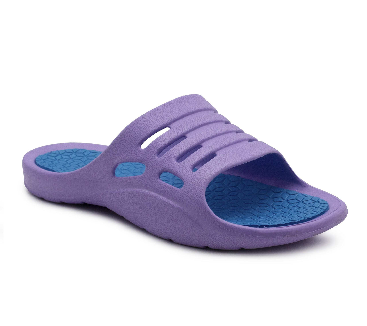Womens Sliders Lightweight Slip On Pool Slides Ladies Bathroom Shower Spa EVA Slippers Backless Beach Flip Flops Leisure Mule Sandals
