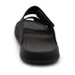 Mens Double Strap Sandals Backless Slip-On Comfort Slides Casual Flat Touch Fasten Summer Walking Footwear Sandal