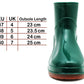 Womens Green Tan Ankle Wellies Short Rain Boot Waterproof Snow Ladies Outdoor Dog Walking Festival Gardening Low Cut Wellington Boots