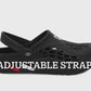 Mens Clogs Breathable Lightweight EVA Garden Sandals Slippers Hospital Clog Pool Shower Holiday Beach Mule Water Shoes Black