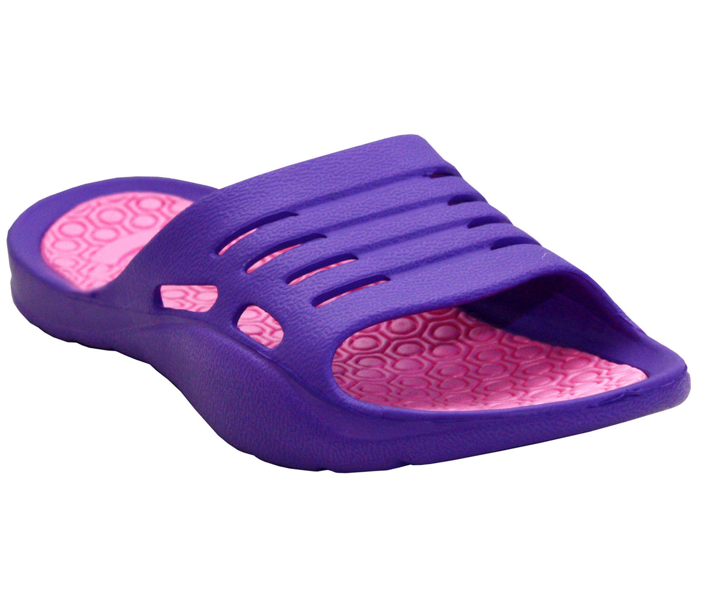 L1-619 Womens EVA Pool Sliders in Lilac Pink