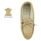PAKISTAN Womens Suede Leather Moccasins in Beige