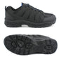 Mens Lace Up Hiking Trainers in Black