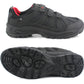 Mens Touch Fasten Hiking Trainers in Black