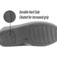 B568243 Mens Fleece Lined Check Winter Slippers in Black