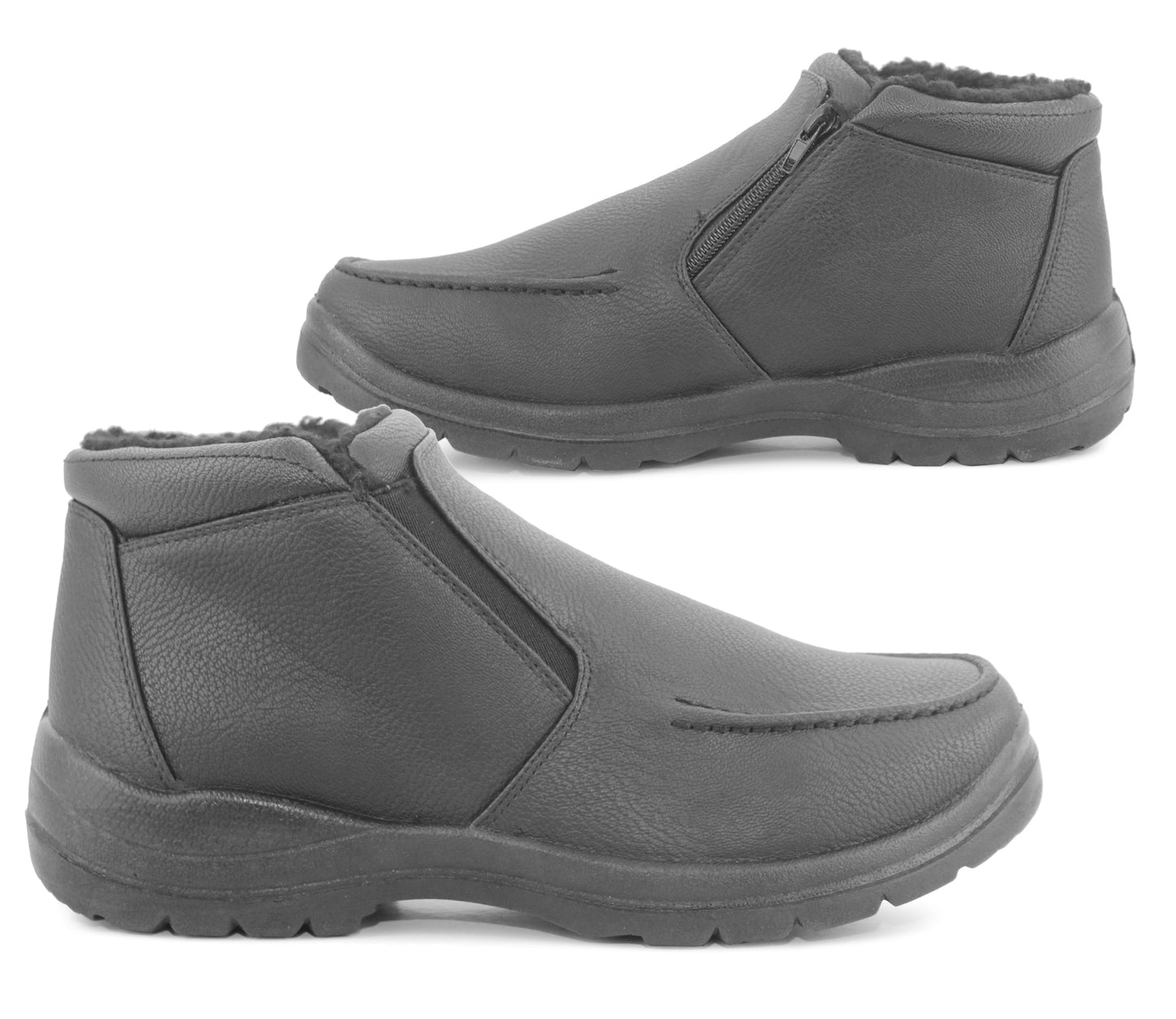 JOHNA9479 Mens Warm Winter Shoes