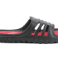 OCEAN Mens Lightweight EVA Sliders in Black/Red