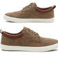 RAY Mens Lace Up Casual Deck Shoes in Tan