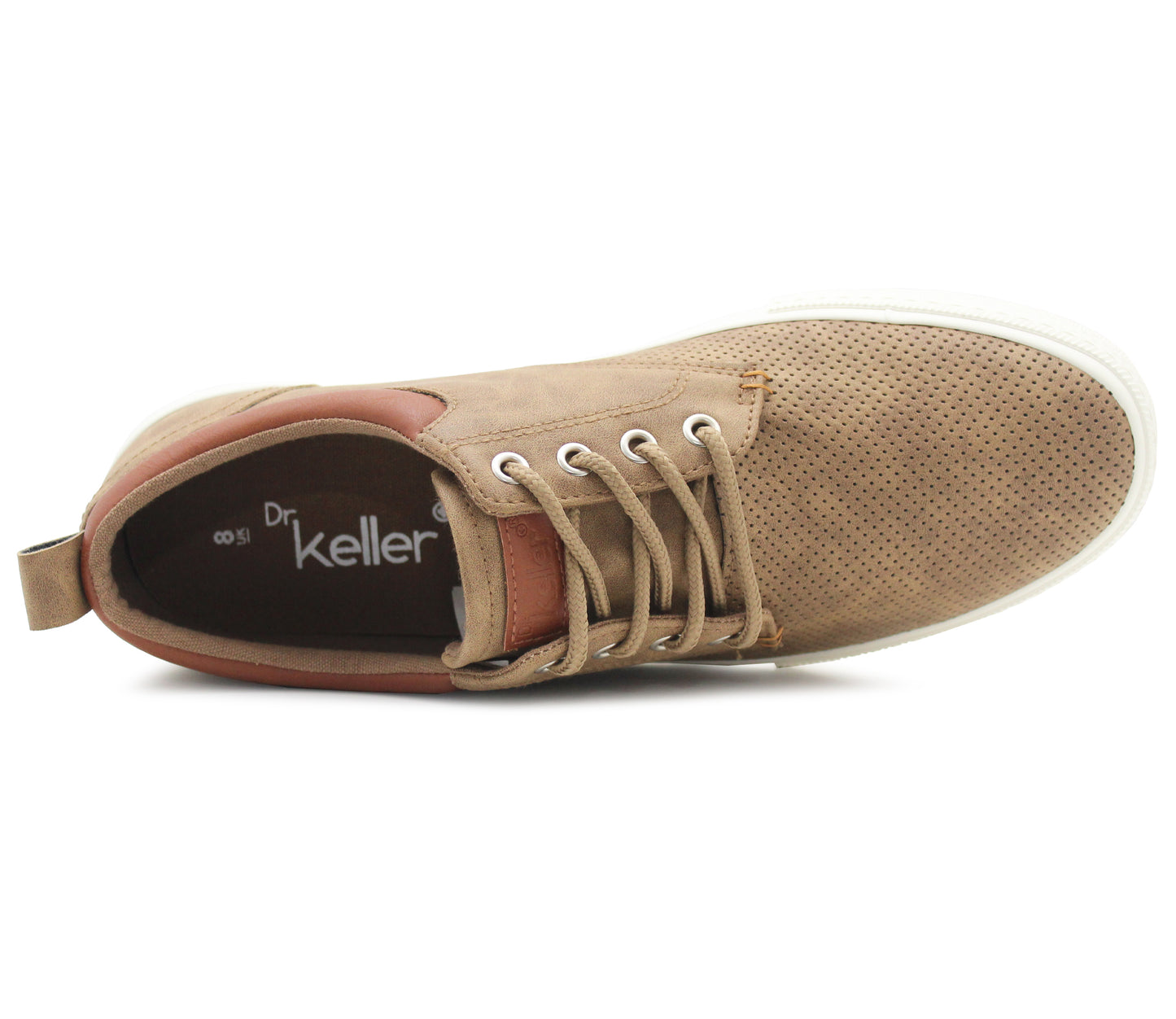 RAY Mens Lace Up Casual Deck Shoes in Tan