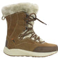 RITZY Womens Hi-Tec Suede Leather Faux Fur Snow Boots