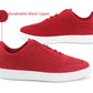 BEKO Mens Lightweight Breathable Mesh Trainers in Burgundy