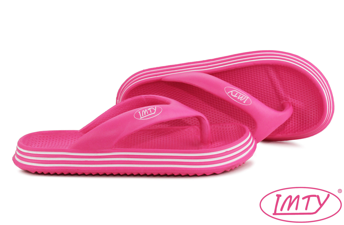 RIVER Kids EVA Slide Flip Flops in Fuchsia