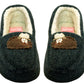 SALLY Womens Faux Fleece Lined Sheep Slippers in Grey