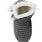 SHERRINGTON Womens Bootie Slippers in Grey