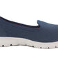 B775503 Womens Lightweight Slip On Trainers in Navy