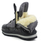 B0407 Womens Thermal Faux Fur Thick Ankle Snow Boots in Grey