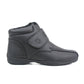 A3044 Womens Faux Leather Ankle Boots in Black