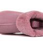 PHOEBE Womens Faux Fur Ankle Slippers in Pink