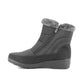B770373 Womens Quilted Thermal Fur Lined Ankle Boots in Black