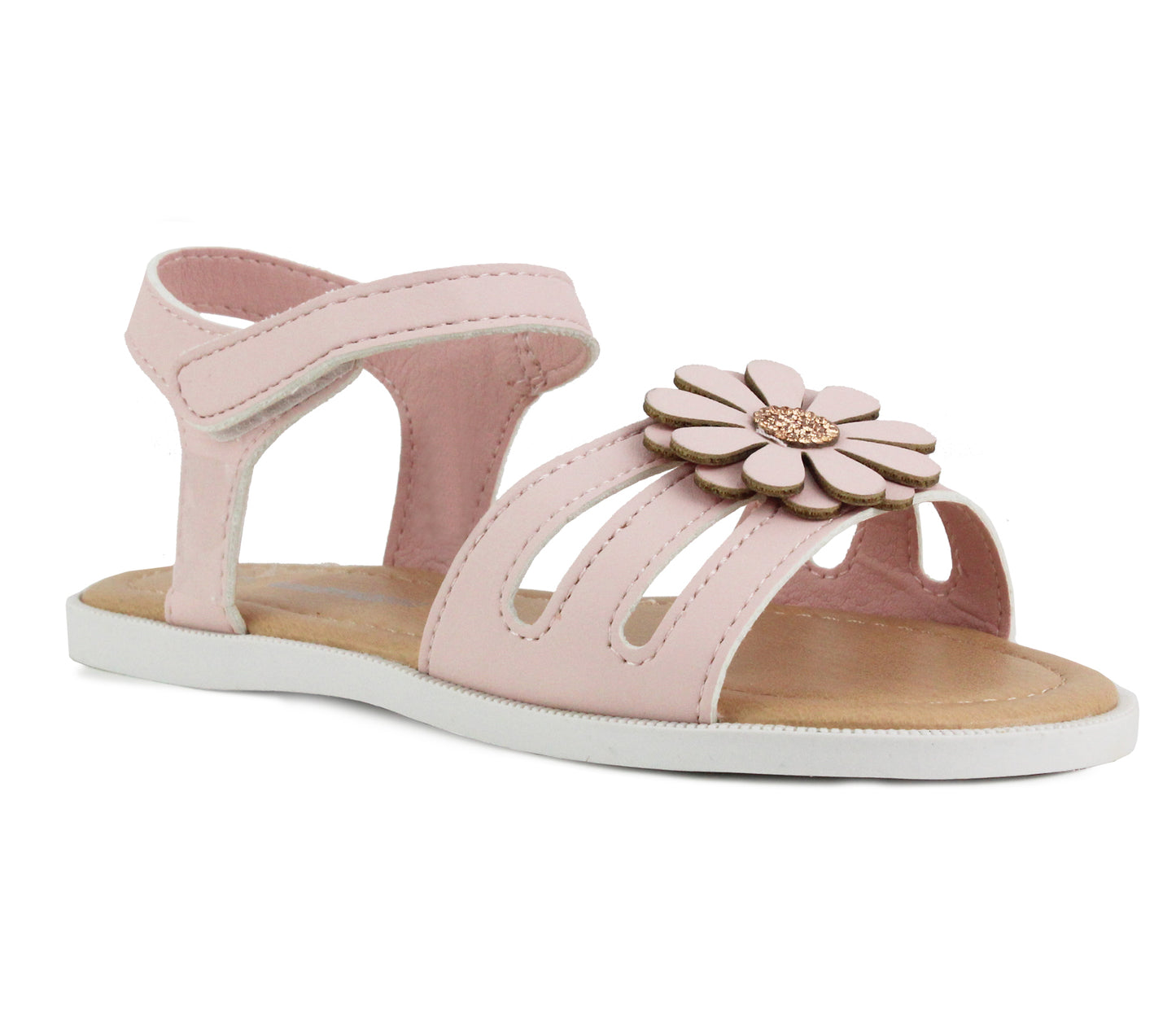 BLOSSOM Kids Girls Flat Slingback Sandals in Pink