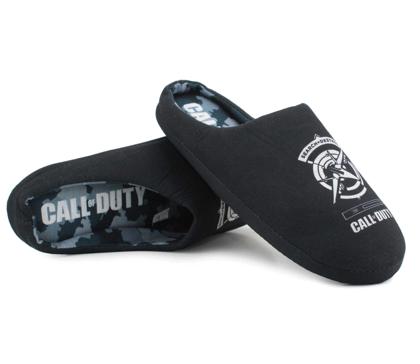 COD Mens Call Of Duty Mules Slippers